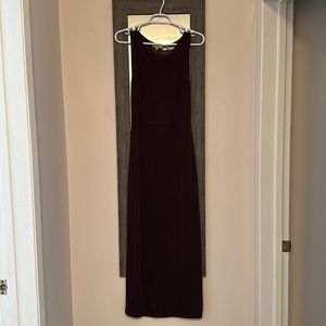 Verge Girl Backless Maxi Dress in Deep brown